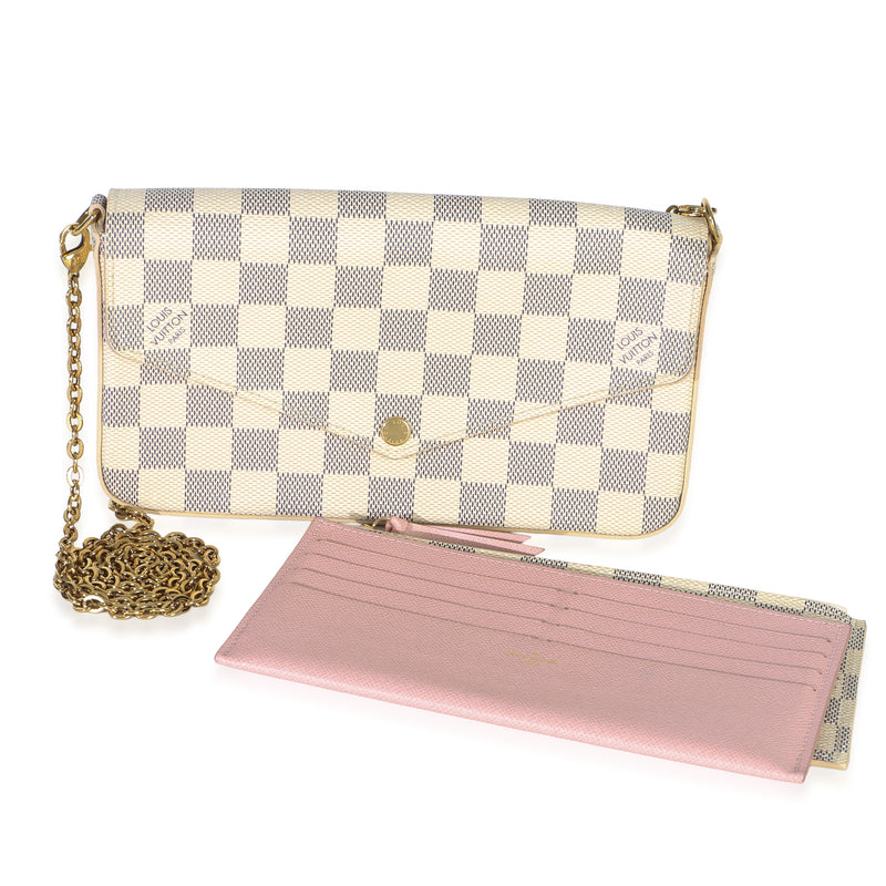 Louis Vuitton Damier Azur Canvas Felicie Pochette Handbag id