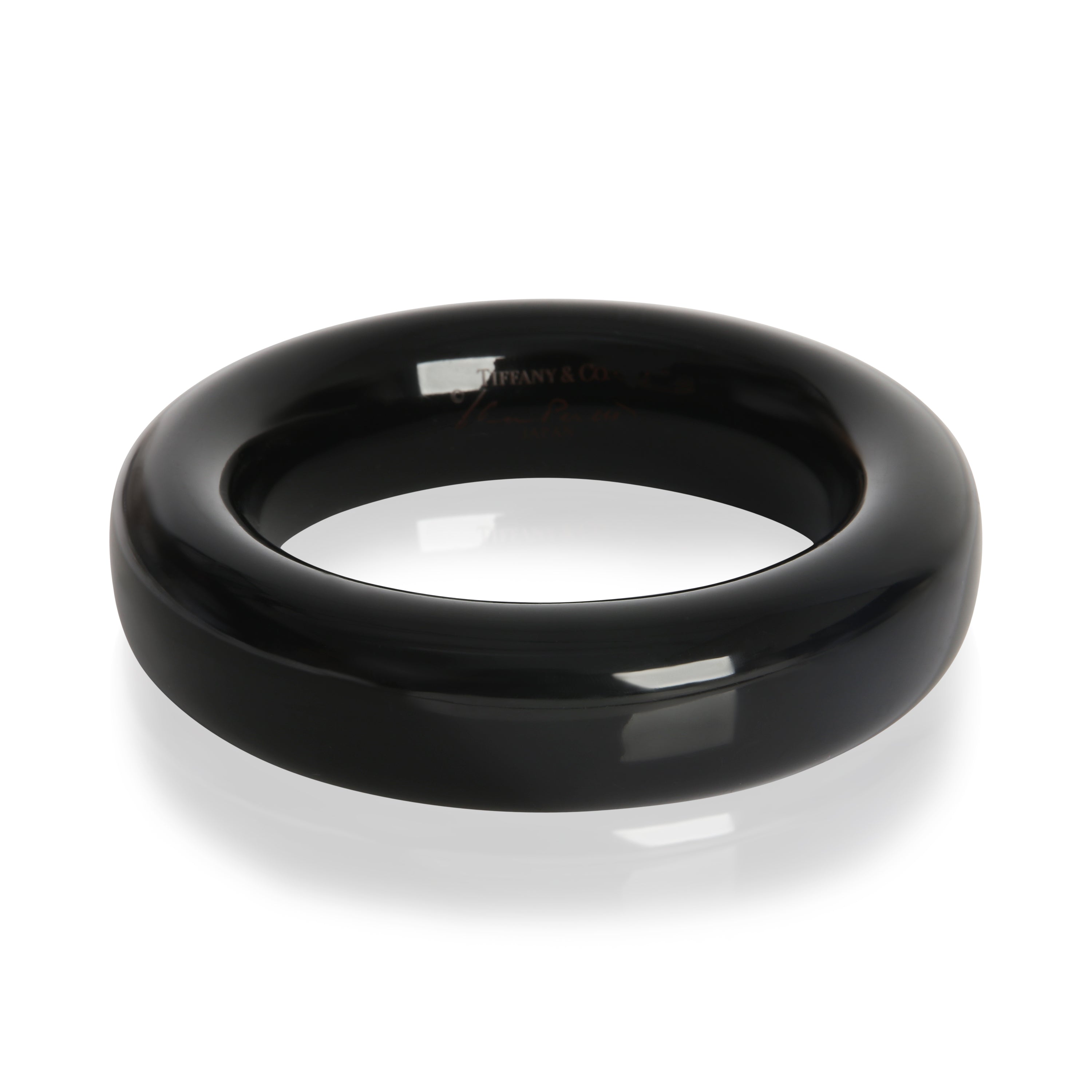Tiffany & Co. Elsa Peretti Black Lacquer Bracelet fv