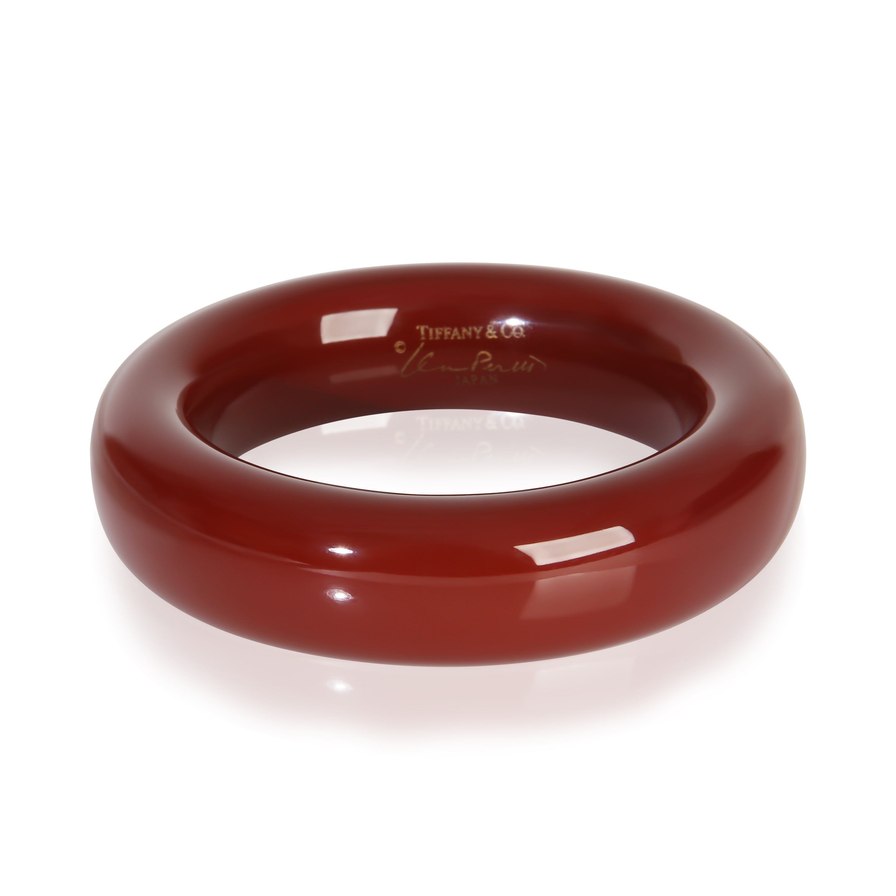 Tiffany & Co. Elsa Peretti Red Lacquer Bracelet fv