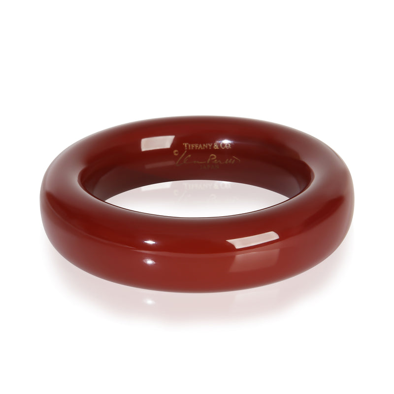 Tiffany & Co. Elsa Peretti Red Lacquer Bracelet fv