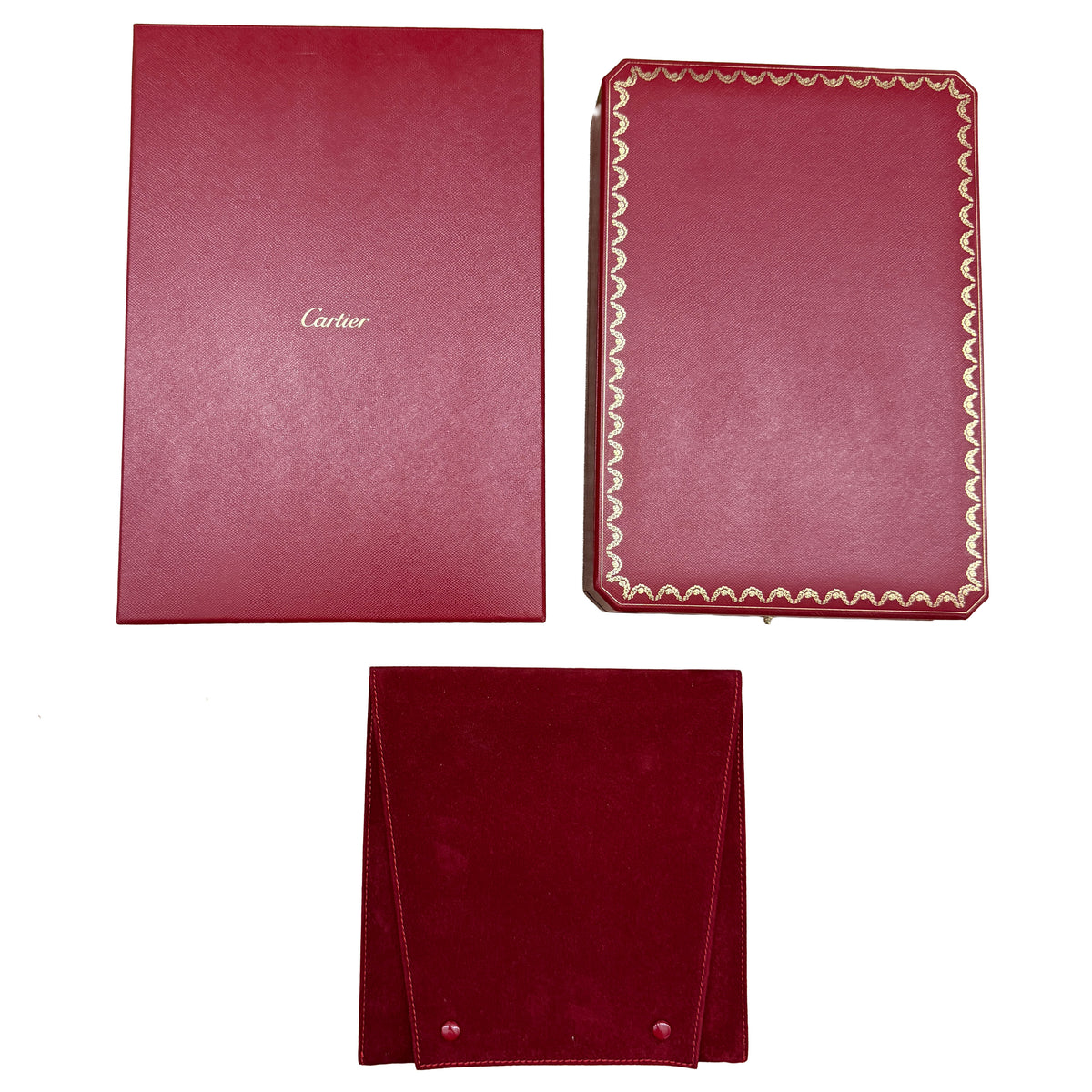 Cartier Yellow Gold  Small Model Juste Un Clou Torque Necklace box