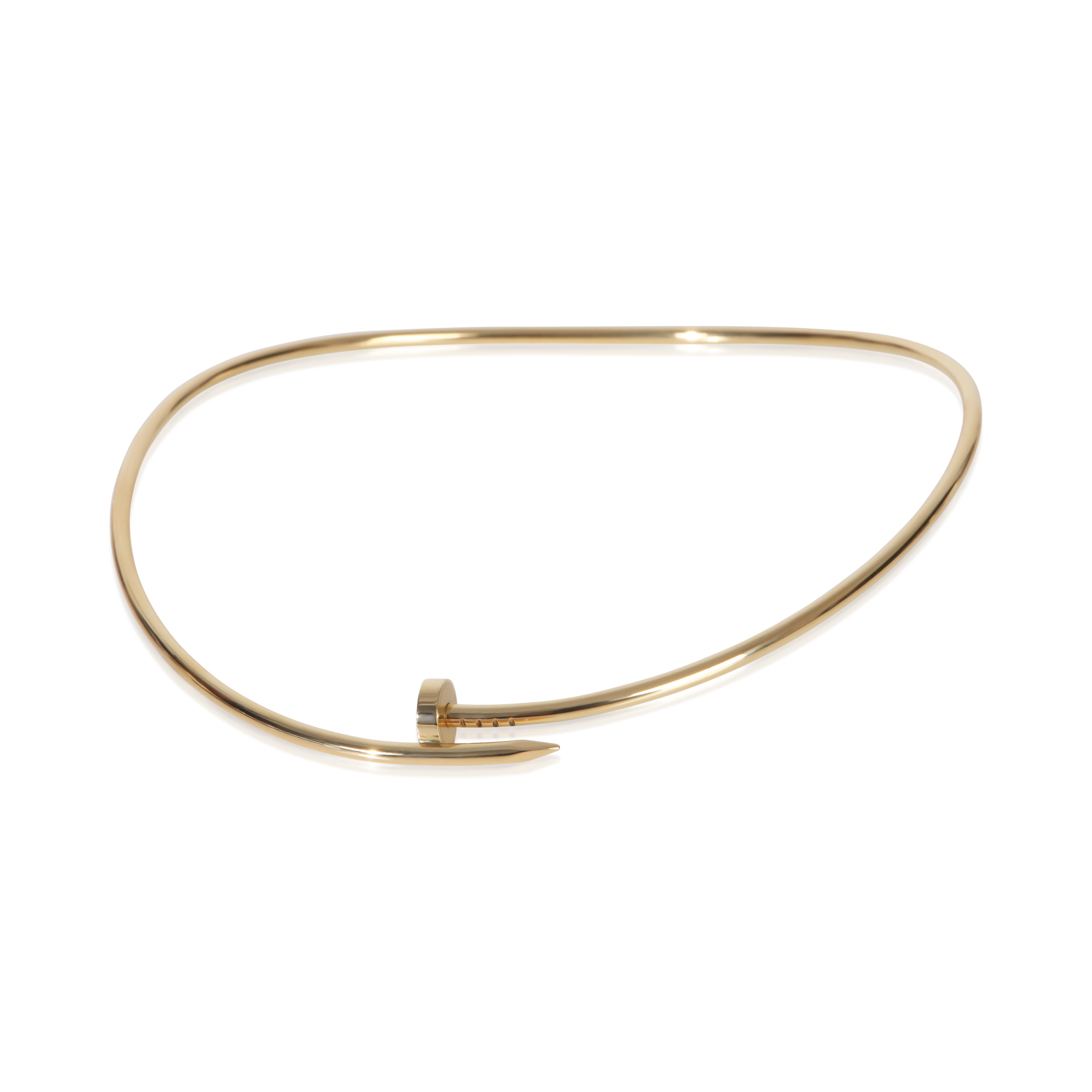 Cartier Yellow Gold  Small Model Juste Un Clou Torque Necklace fv