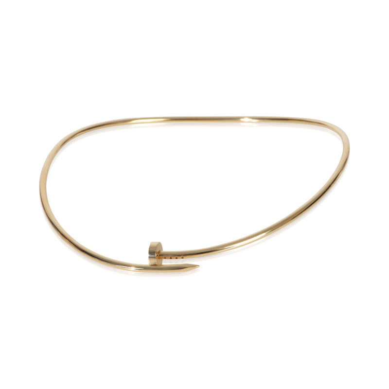 Cartier Yellow Gold  Small Model Juste Un Clou Torque Necklace fv