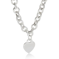 Tiffany & Co. Sterling Silver  Heart Tag Necklace