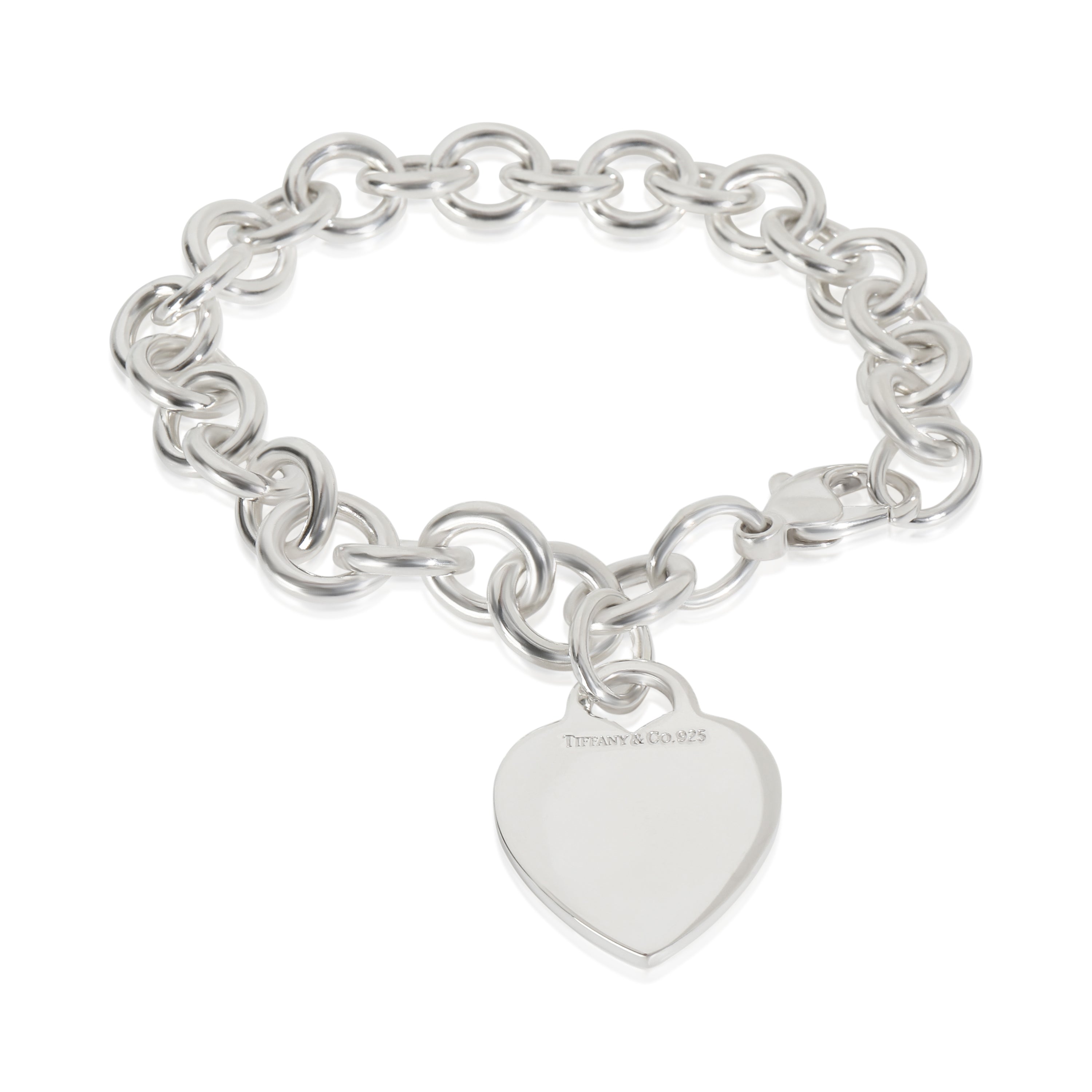 Tiffany & Co. Sterling Silver  Heart Tag Bracelet