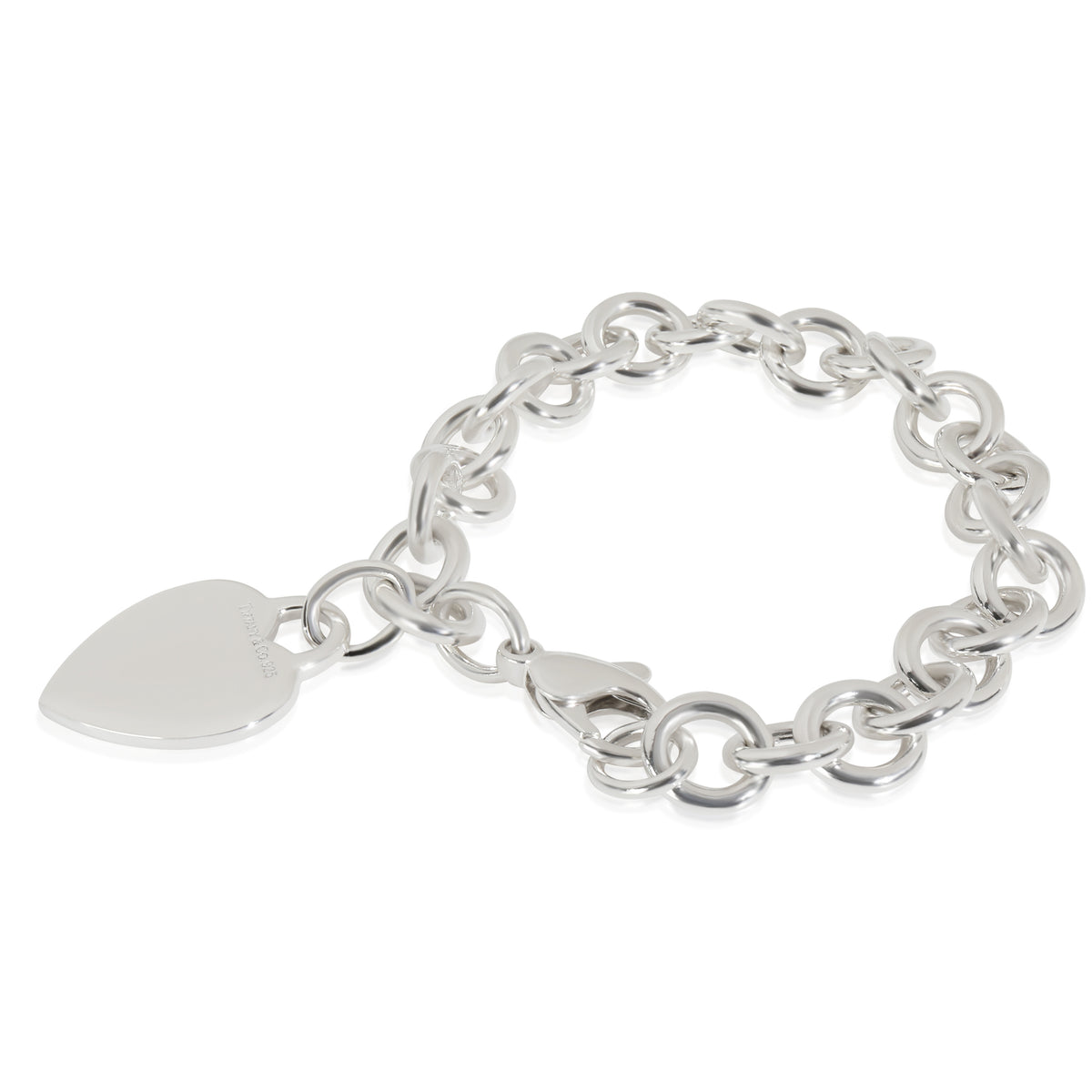 Tiffany & Co. Sterling Silver  Heart Tag Bracelet