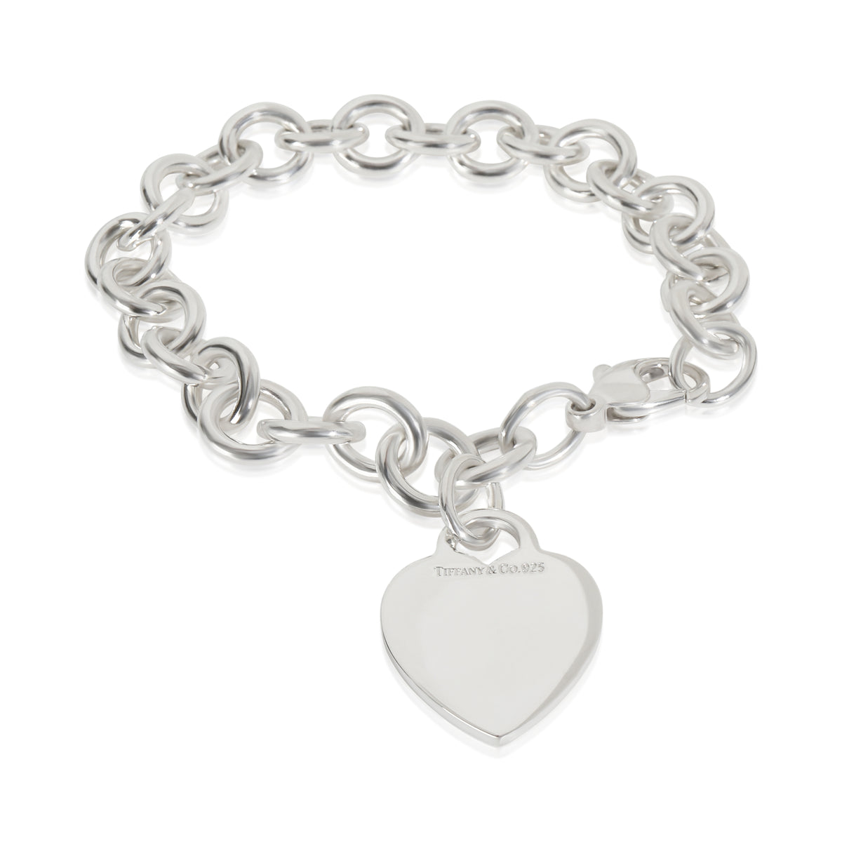 Tiffany & Co. Sterling Silver  Heart Tag Bracelet