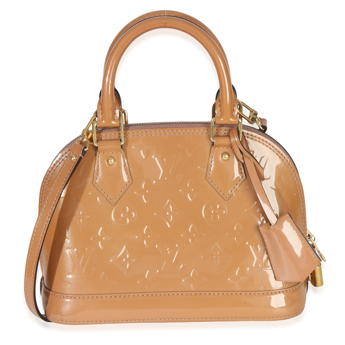 Louis Vuitton Rose Velours Monogram Vernis Alma BB Handbag id