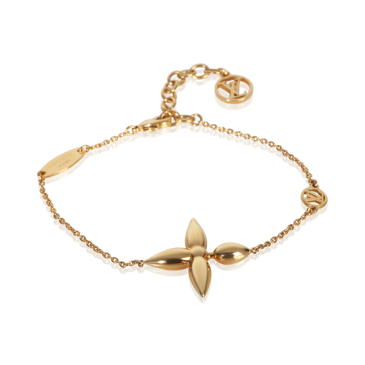 Louis Vuitton Gold Plated  Louisette Bracelet fv