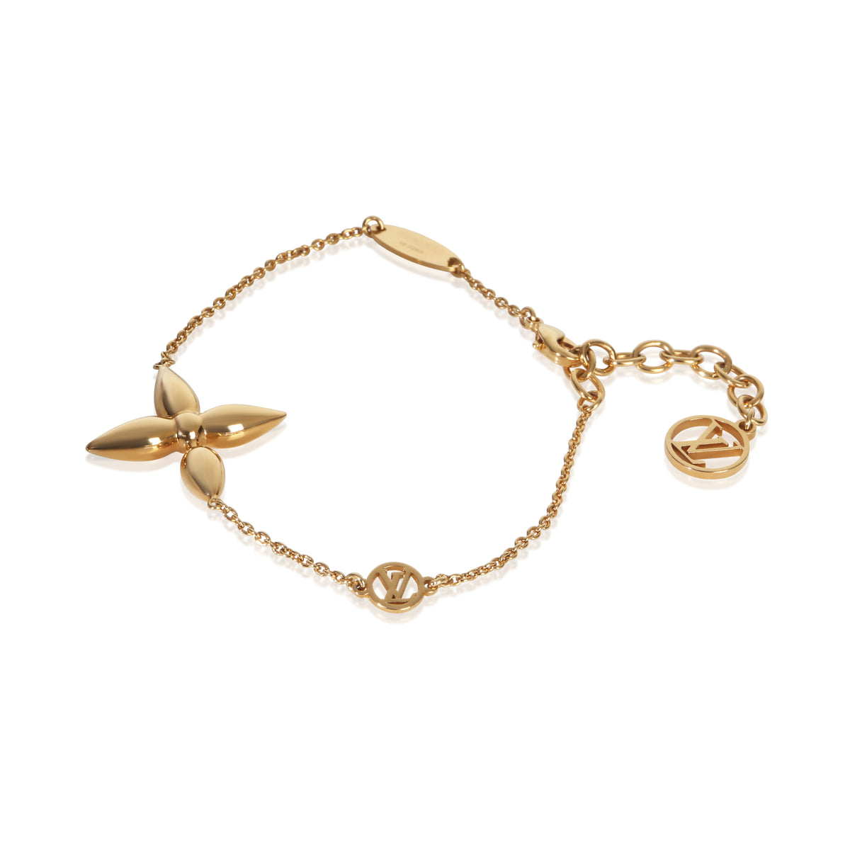 Louis Vuitton Gold Plated  Louisette Bracelet sv