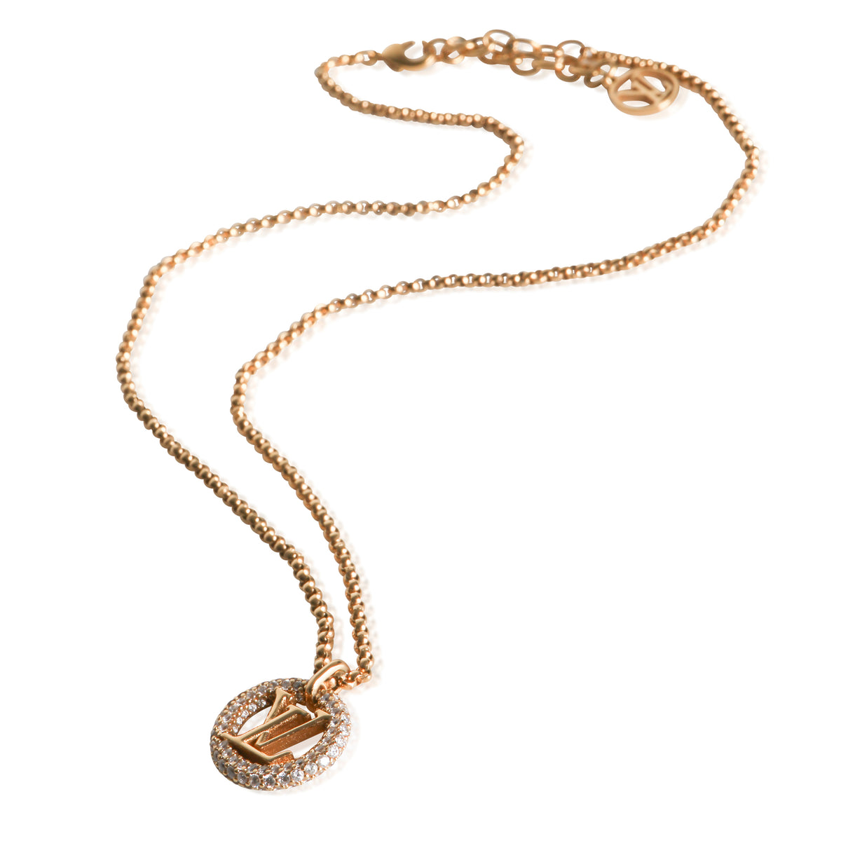 Louis Vuitton Gold Plated  Louise By Night Pendant pv