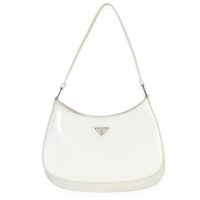 Prada White Spazzolato Cleo Bag Handbag id