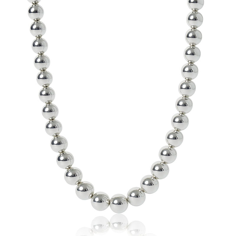 Tiffany & Co. Sterling Silver  Graduating HardWear Ball Necklace