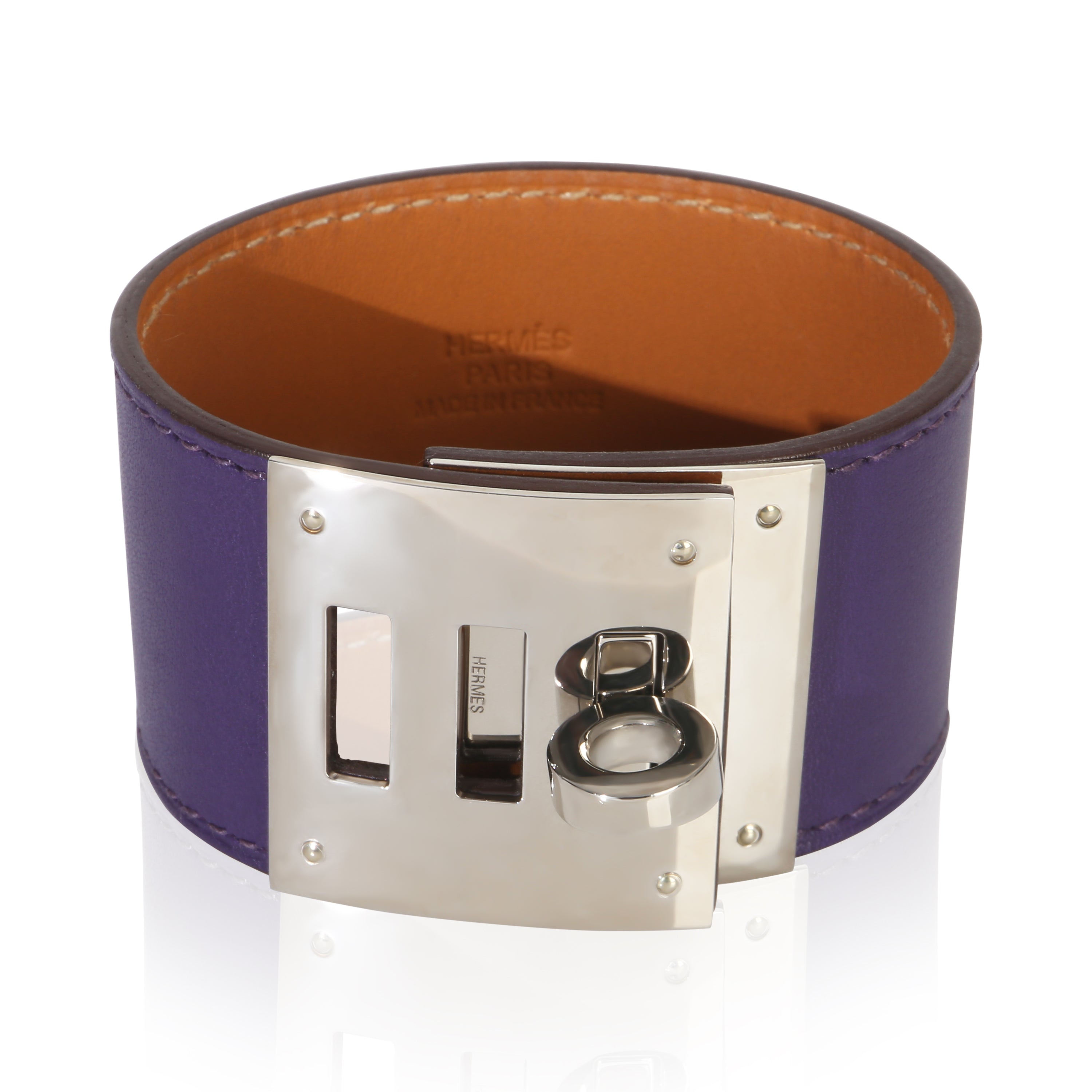 Hermès Leather Kelly Bracelet fv