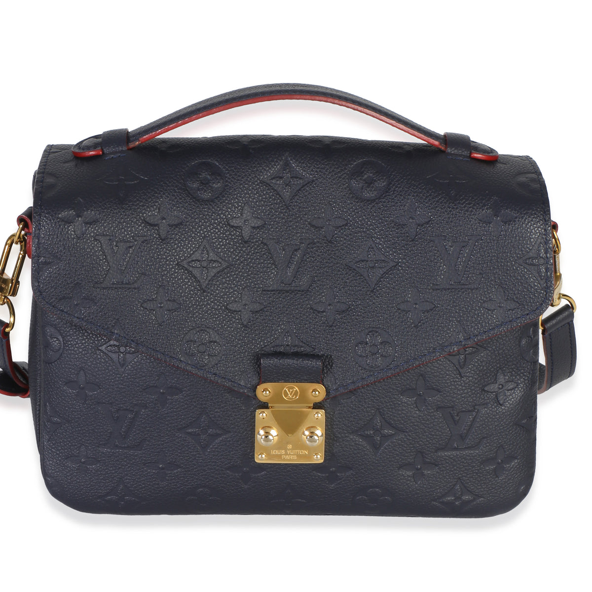 Louis Vuitton Marine Rouge Monogram Empreinte Pochette Metis Handbag id