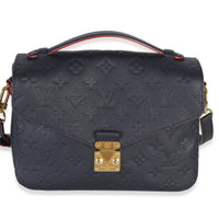 Louis Vuitton Marine Rouge Monogram Empreinte Pochette Metis Handbag id