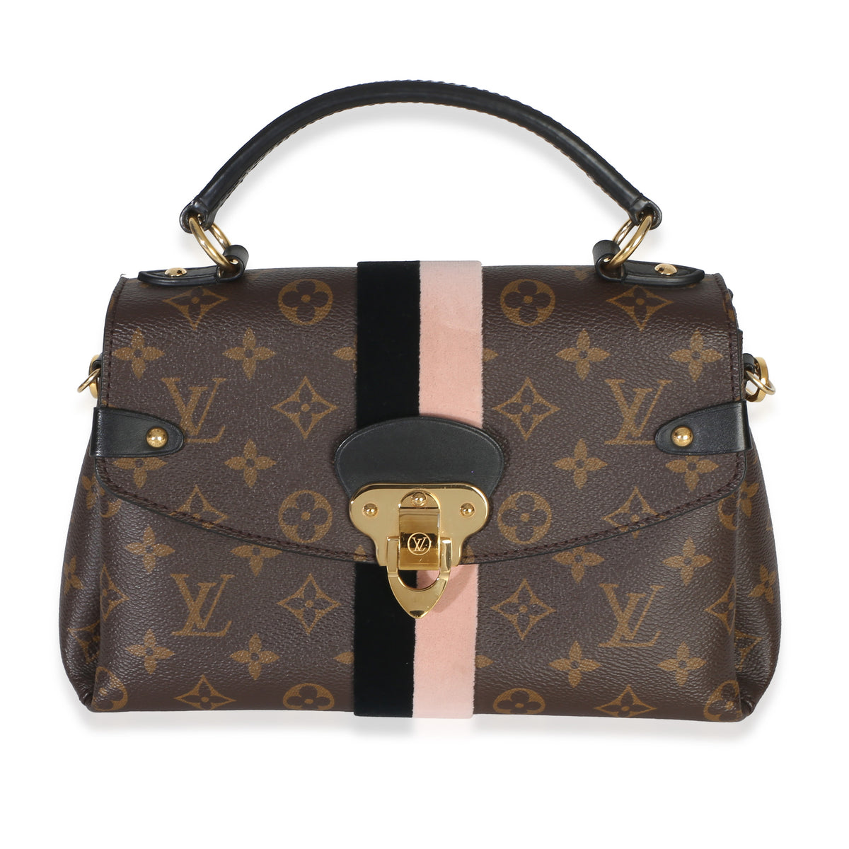 Louis Vuitton Black Pink Monogram Canvas Georges BB Handbag id