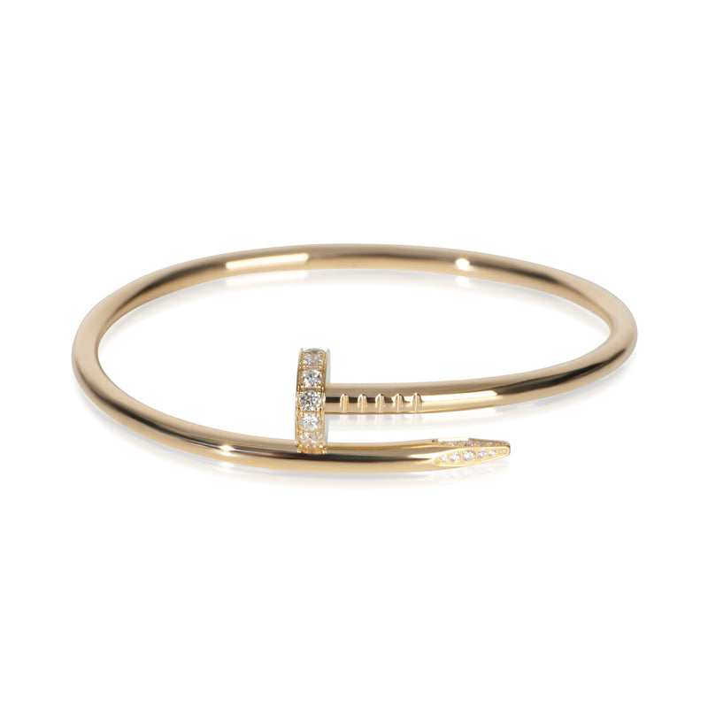 Cartier Yellow Gold Diamond Juste Un Clou Bracelet fv