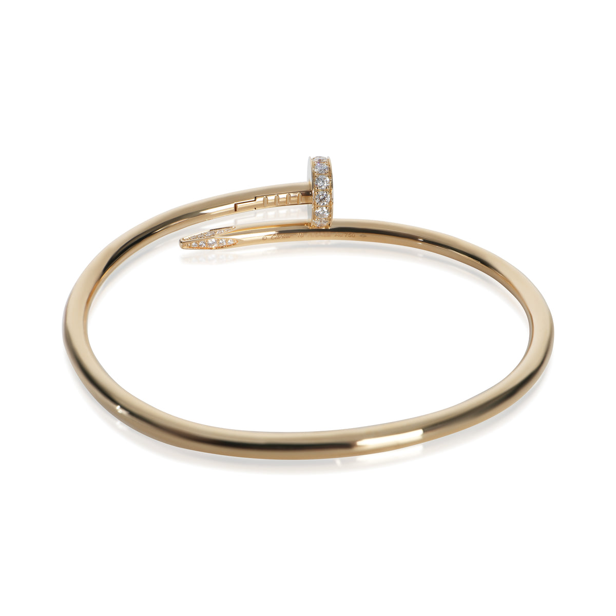 Cartier Yellow Gold Diamond Juste Un Clou Bracelet pv