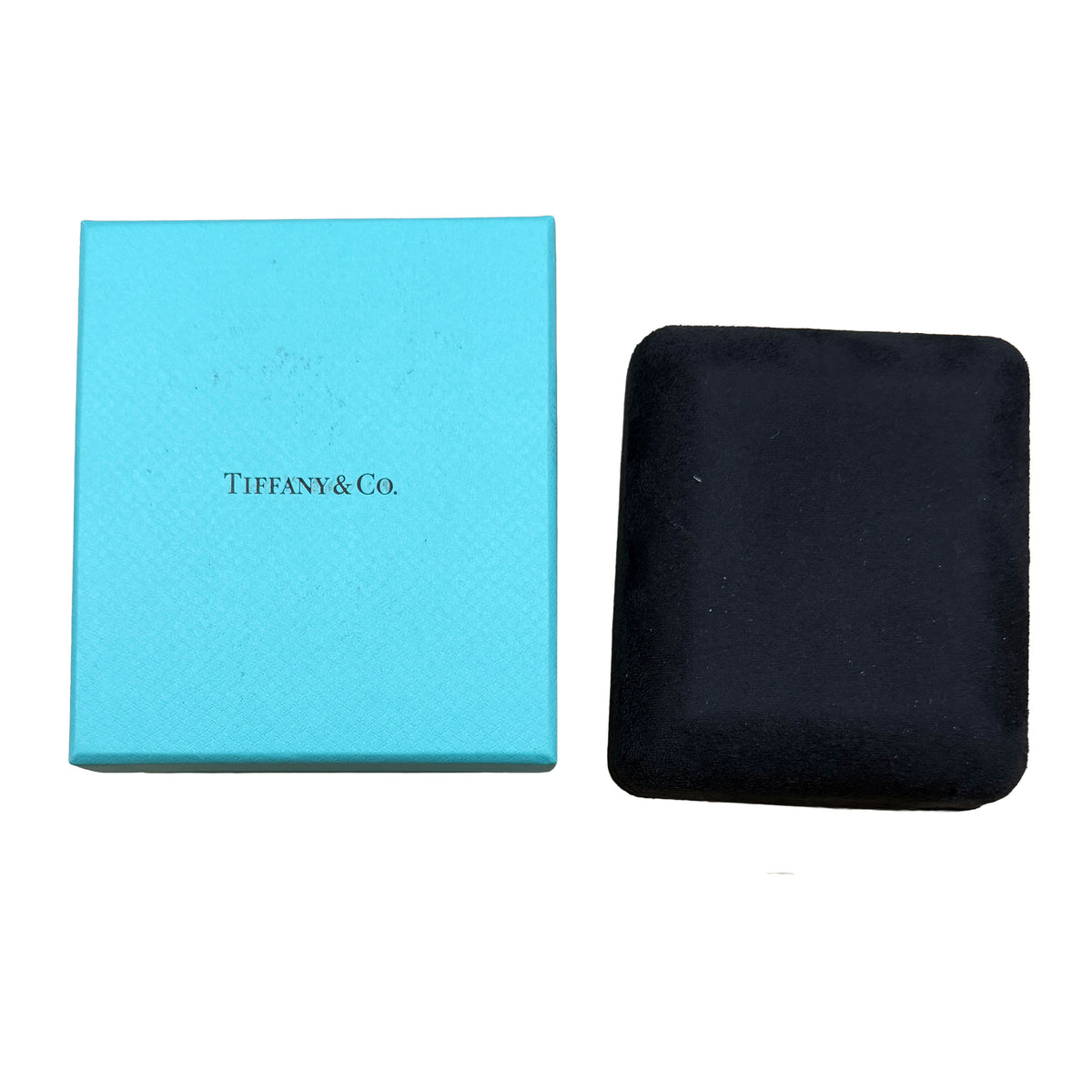 Tiffany & Co. Rose Gold Diamond Open Circle Necklace box