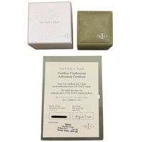 Van Cleef & Arpels Yellow Gold Mother Of Pearl Sweet Alhambra Earrings box