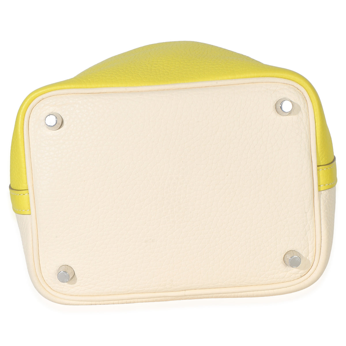 Hermès Bi Color Lime Nata Picotin Lock 18 PHW Handbag 5