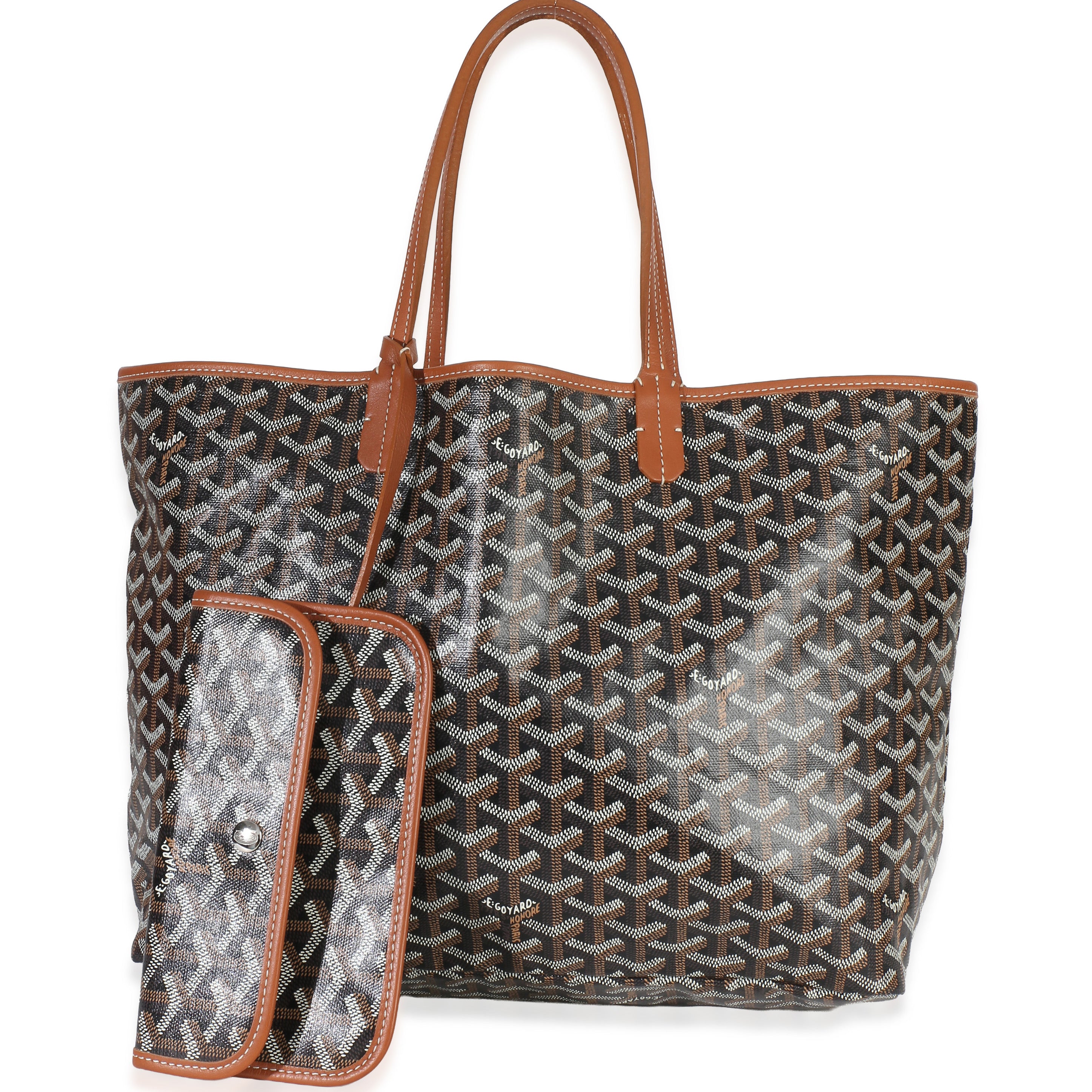 Goyard Black Gold ine Canvas Saint Louis PM Handbag id