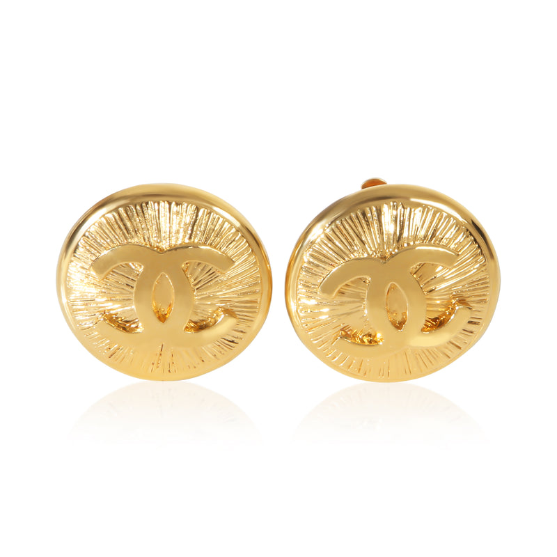 Chanel Gold Plated  Earrings fv