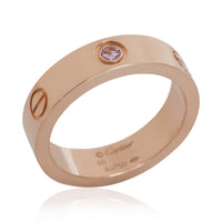 Cartier Rose Gold Sapphire Love Ring bv