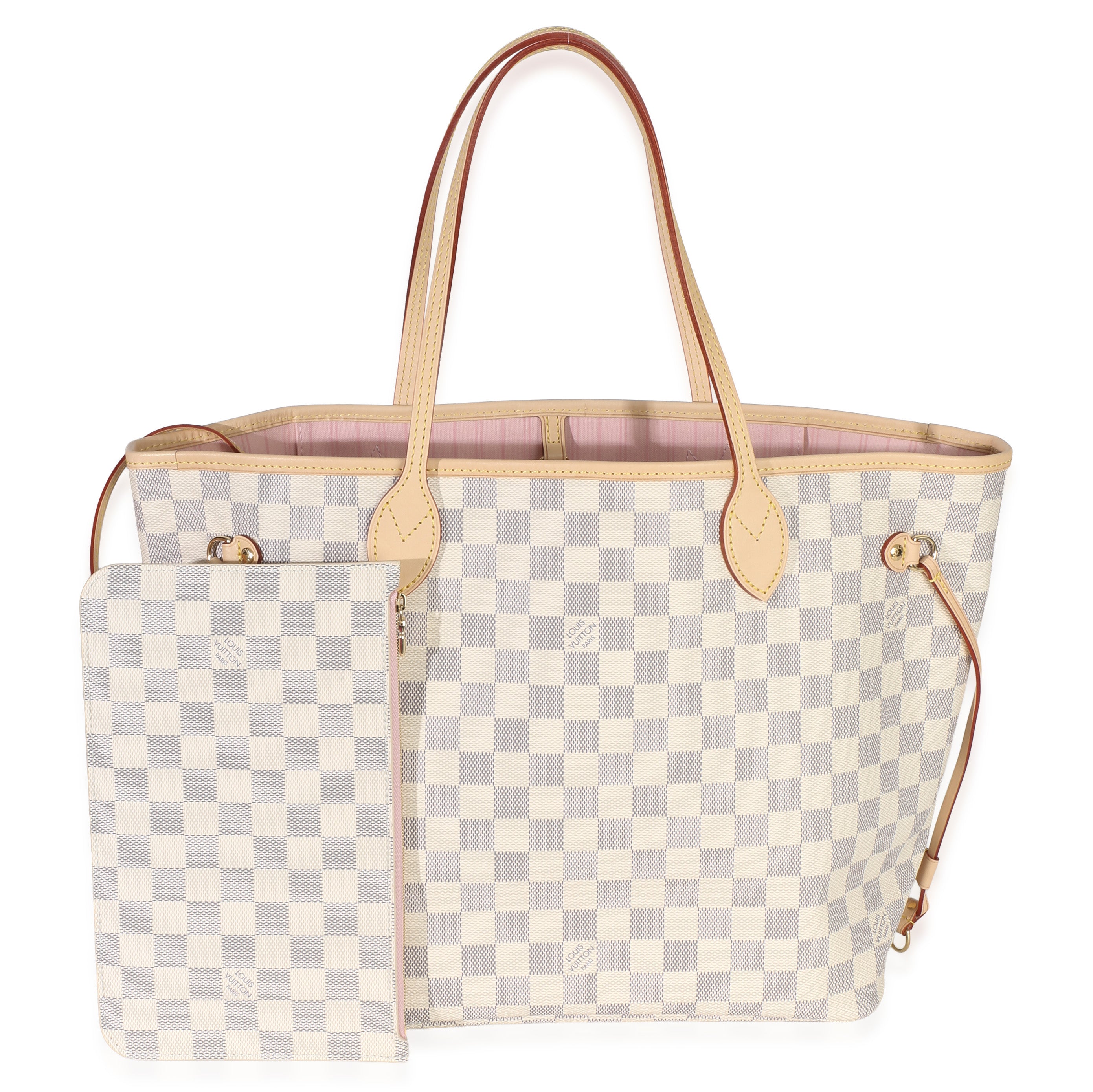 Louis Vuitton Damier Azur Canvas Neverfull MM Handbag id