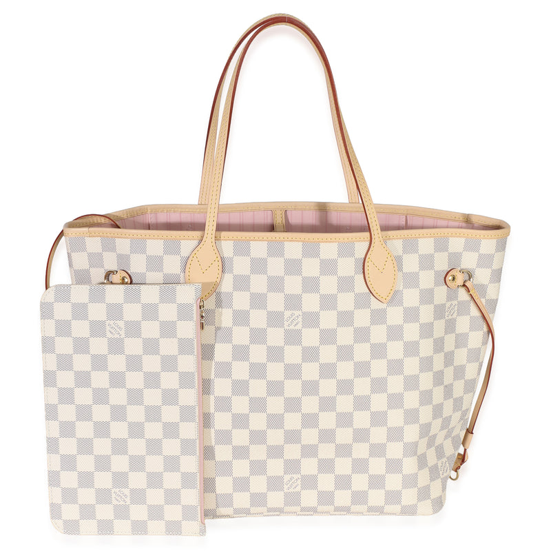 Louis Vuitton Damier Azur Canvas Neverfull MM Handbag id
