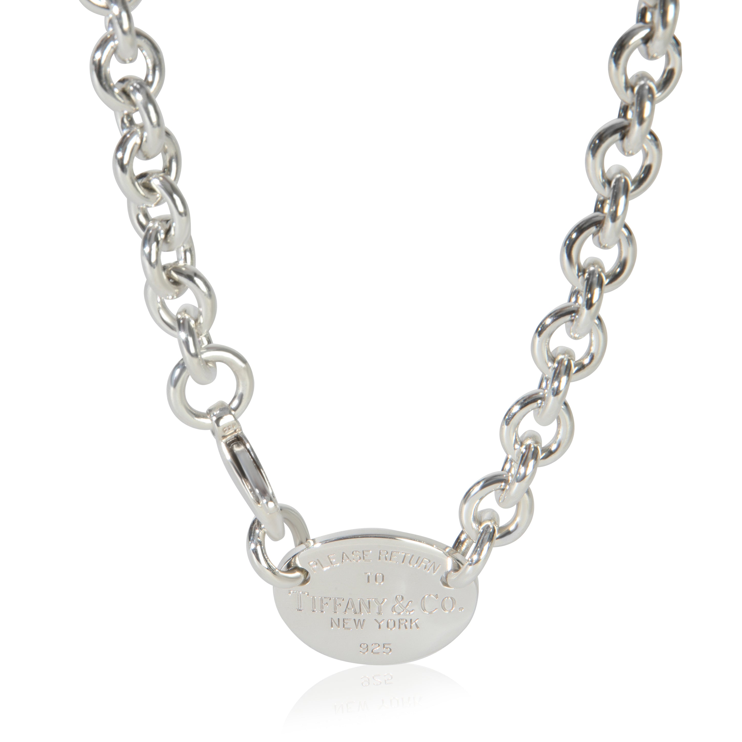 Tiffany & Co. Sterling Silver  Return To Tiffany Necklace