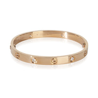 Cartier Rose Gold Diamond Love Bracelet fv