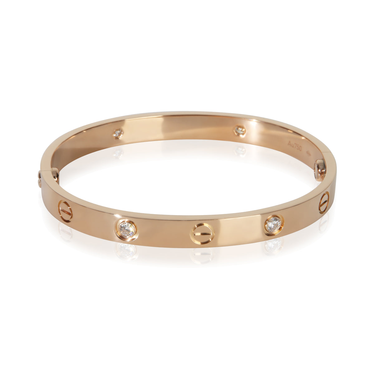 Cartier Rose Gold Diamond Love Bracelet pv