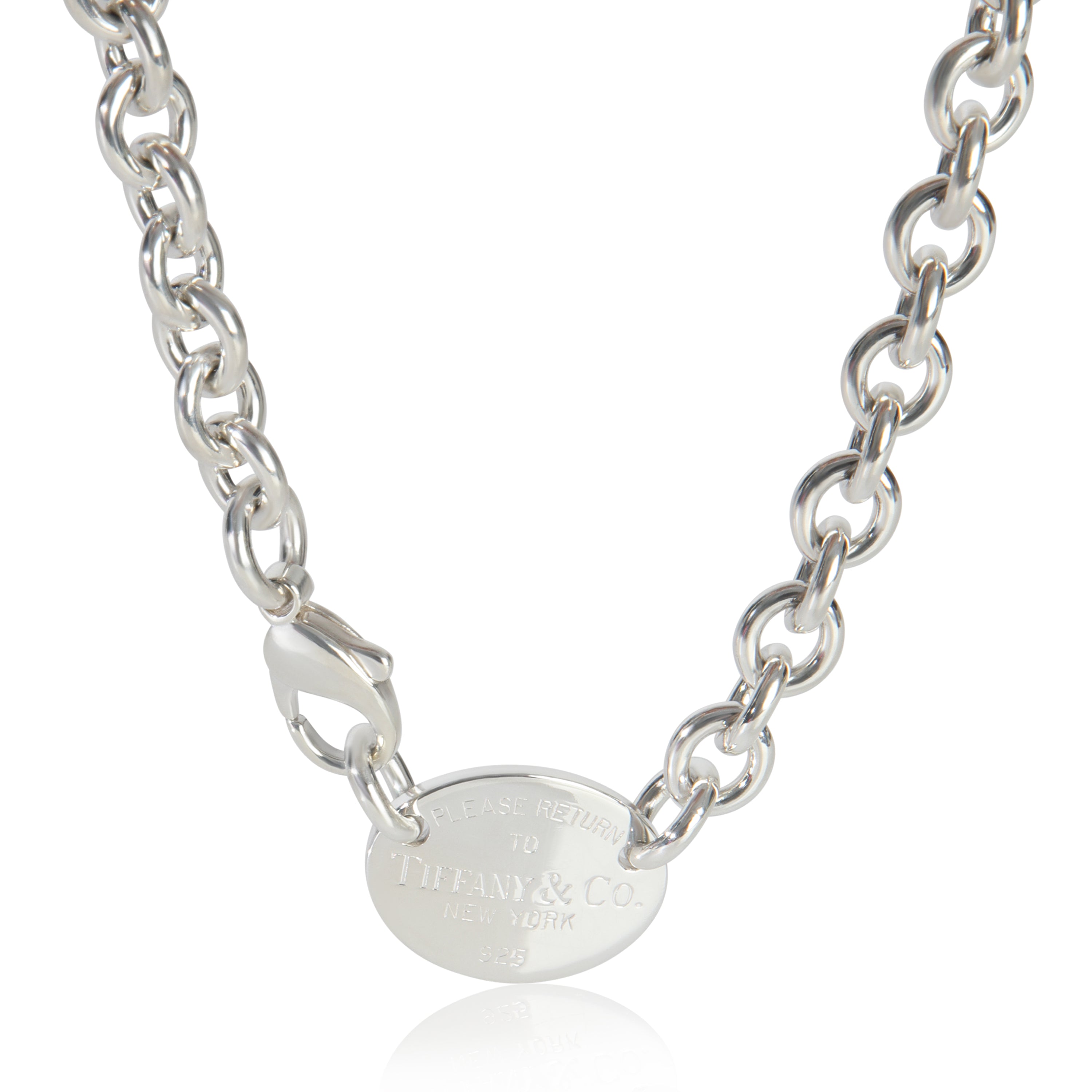 Tiffany & Co. Sterling Silver  Return To Tiffany Necklace