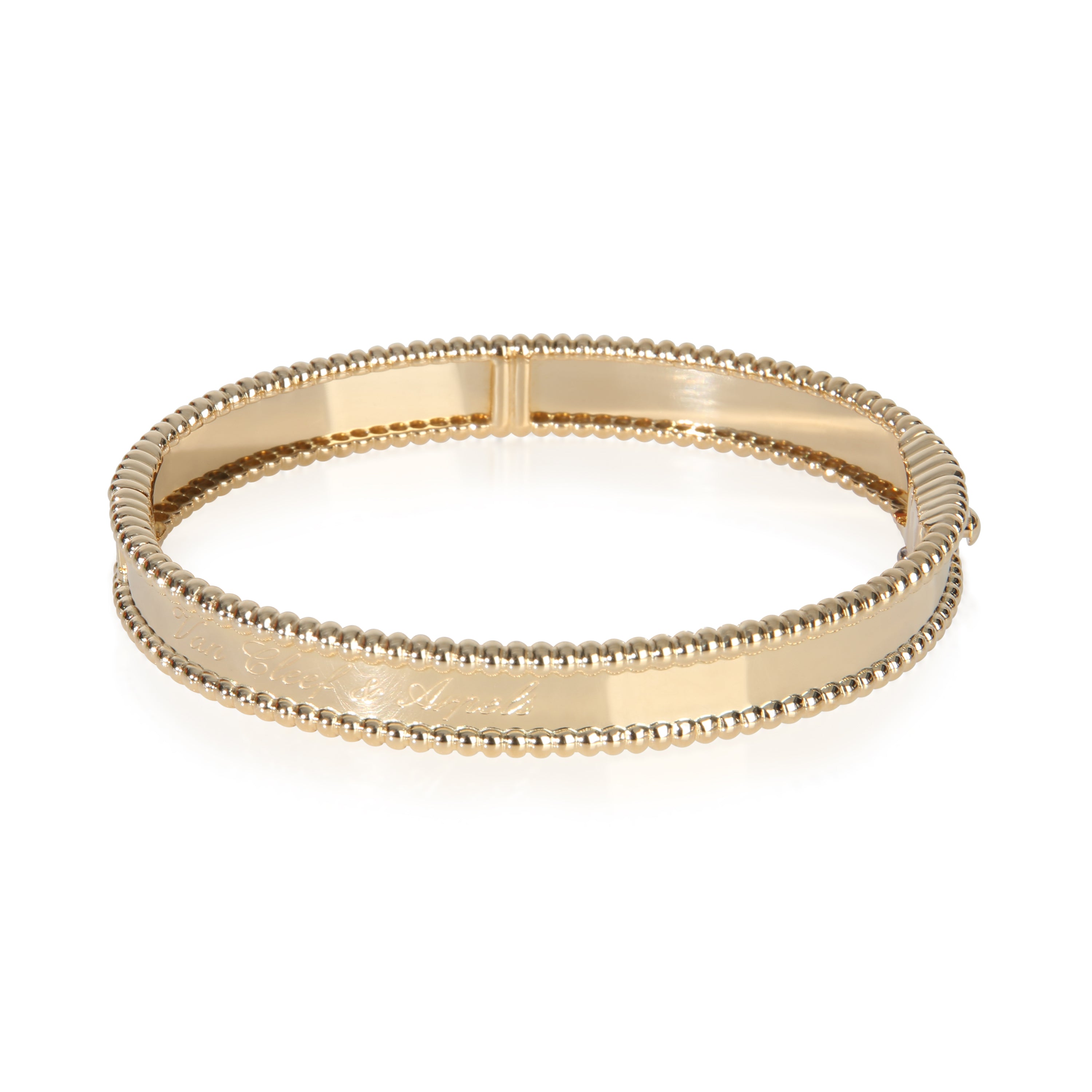 Van Cleef & Arpels Yellow Gold  Perlee Signature Bracelet fv