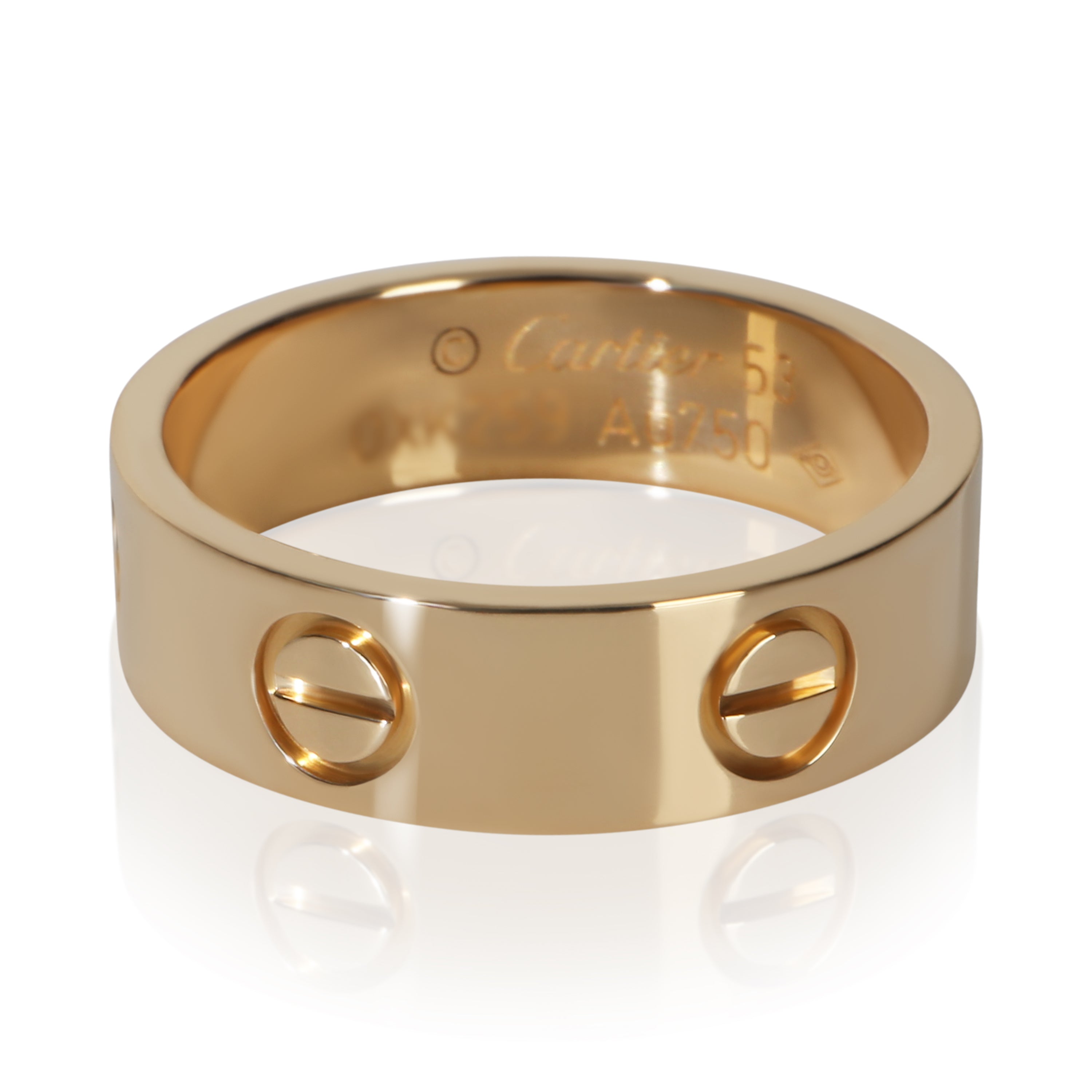Cartier Yellow Gold  Love Ring fv
