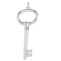 Tiffany & Co. Sterling Silver  Large Oval Key Pendant