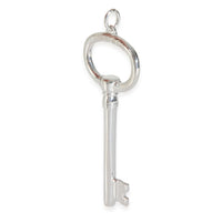 Tiffany & Co. Sterling Silver  Large Oval Key Pendant