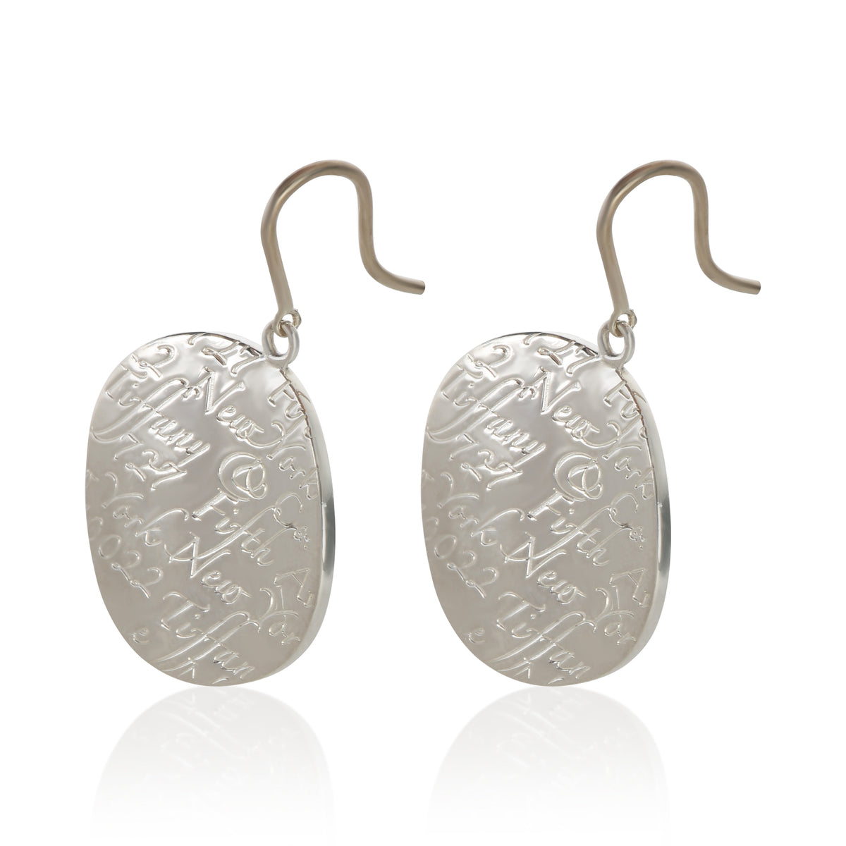 Tiffany & Co. Sterling Silver  Notes Earrings 2