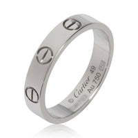 Cartier White Gold  Small Model Love Ring