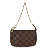 Louis Vuitton Damier Ebene Canvas Mini Pochette Accessoires Handbag id