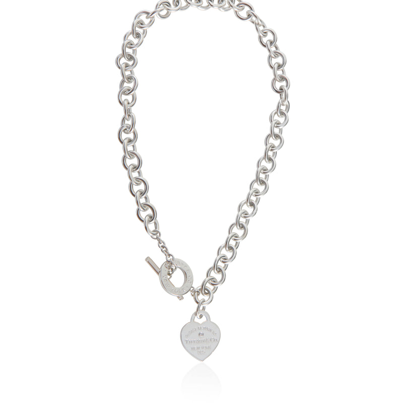 Tiffany & Co. Sterling Silver Diamond Necklace fv