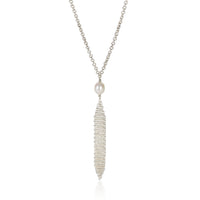 Tiffany & Co. Sterling Silver Pearl Tassel Pendant fv