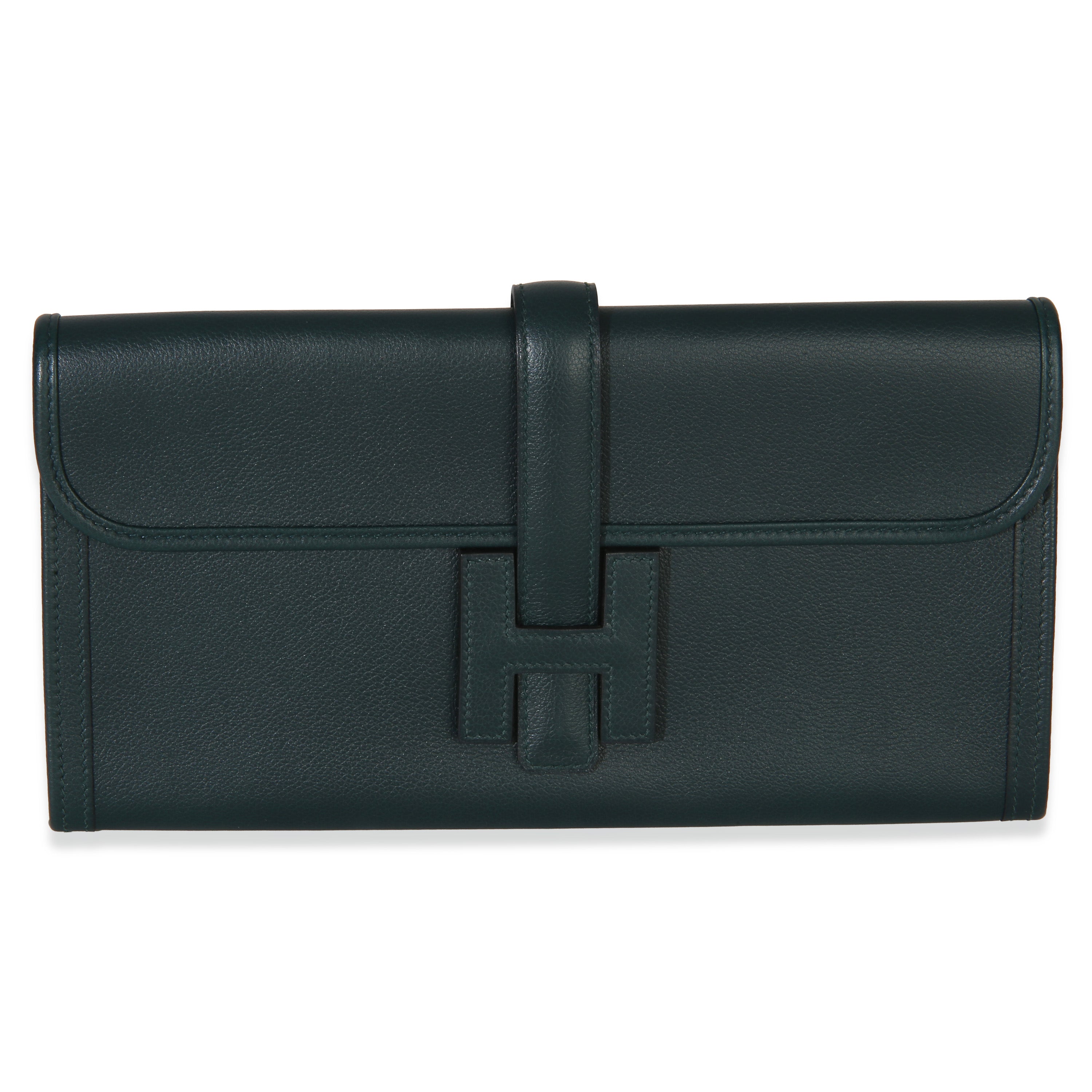 Hermès Vert Cypress Evercolor Jige Elan 29 Handbag id