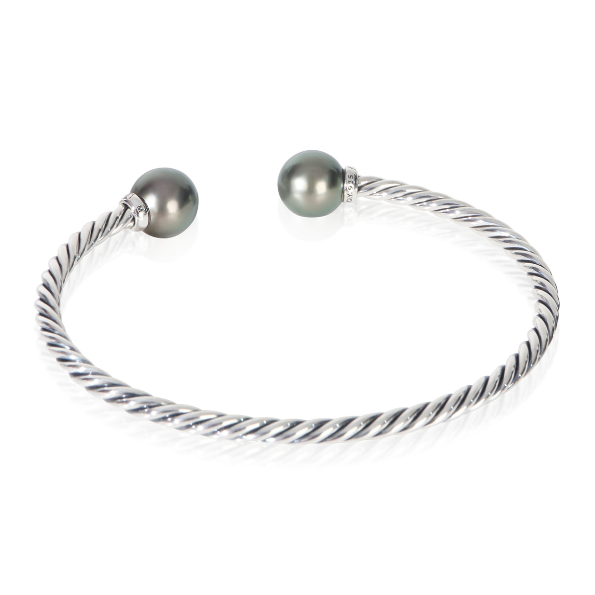 David Yurman Sterling Silver Diamond Solari Bracelet 3