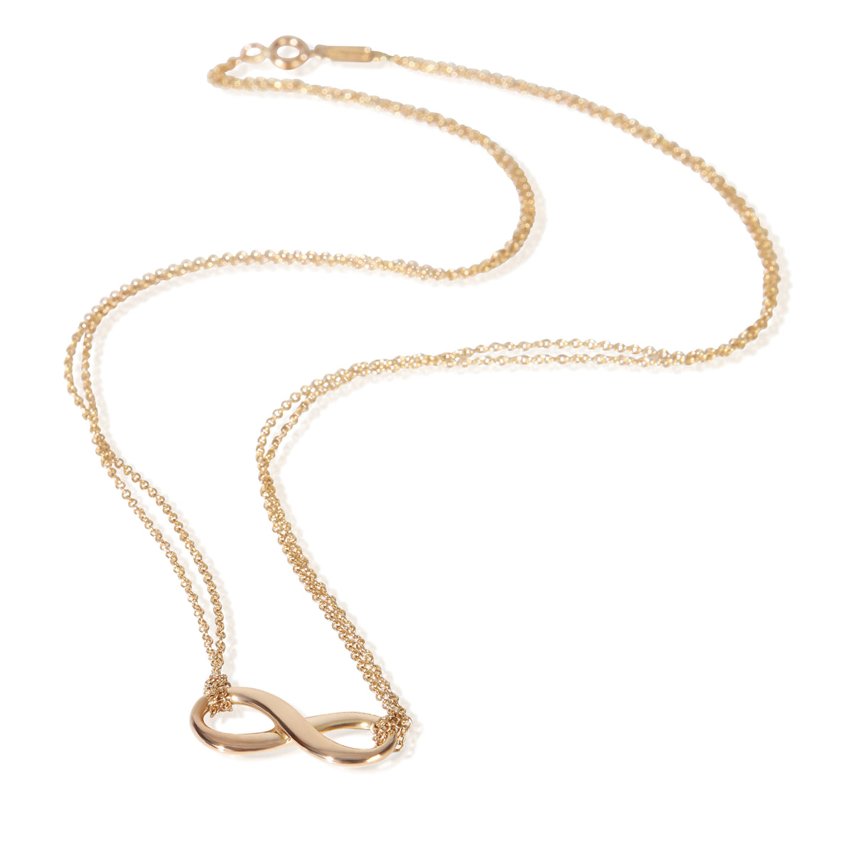 Tiffany & Co. Rose Gold  Infinity Necklace 3