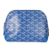 Goyard Blue ine Canvas Vendome Cosmetic Pouch Handbag id