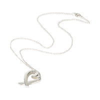 Tiffany & Co. Sterling Silver  Paloma Picasso Loving Heart Pendant 3