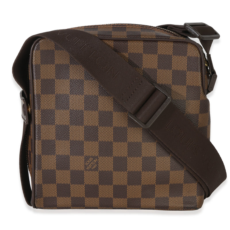Louis Vuitton Damier Ebene Canvas Olav PM Messenger Bag Handbag id